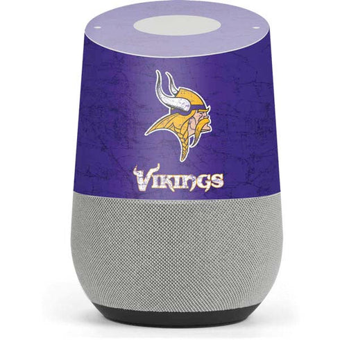 NFL Minnesota Vikings Distressed Google Home Skin