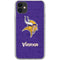 NFL Minnesota Vikings Distressed iPhone 11 Clear Case