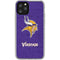 NFL Minnesota Vikings Distressed iPhone 11 Pro Clear Case