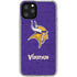 NFL Minnesota Vikings Distressed iPhone 11 Pro Clear Case