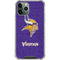 NFL Minnesota Vikings Distressed iPhone 11 Pro Max Clear Case