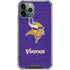 NFL Minnesota Vikings Distressed iPhone 11 Pro Max Clear Case