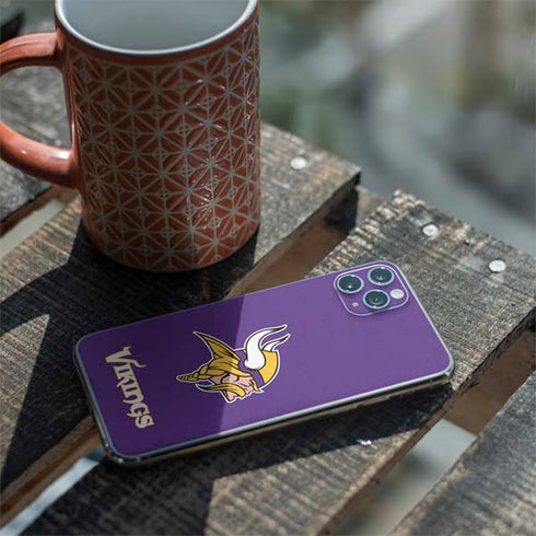 NFL Minnesota Vikings Distressed iPhone 11 Pro Max Skin