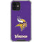 NFL Minnesota Vikings Distressed iPhone 12 Mini Clear Case