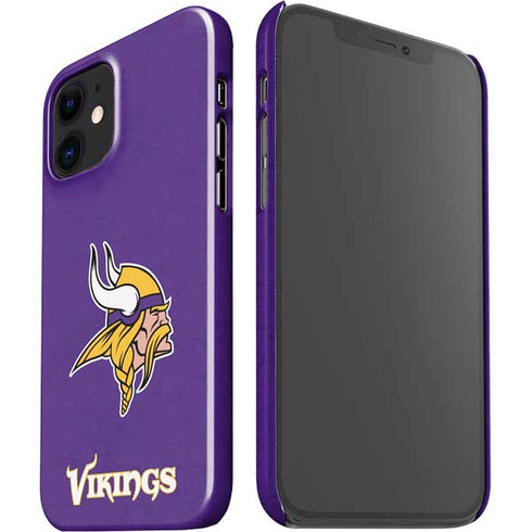 NFL Minnesota Vikings Distressed iPhone 12 Mini Lite Case