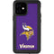 NFL Minnesota Vikings Distressed iPhone 12 Mini Waterproof Case