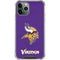 NFL Minnesota Vikings Distressed iPhone 12 Pro Clear Case