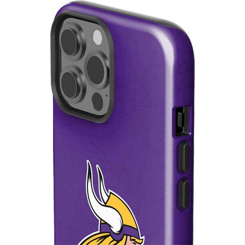 NFL Minnesota Vikings Distressed iPhone 13 Pro Max Impact Case