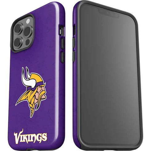 NFL Minnesota Vikings Distressed iPhone 13 Pro Max Impact Case