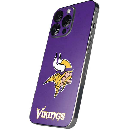 NFL Minnesota Vikings Distressed iPhone 13 Pro Max Skin