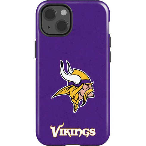 NFL Minnesota Vikings Distressed iPhone 15 Impact Case