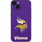 NFL Minnesota Vikings Distressed iPhone 15 Plus Skin