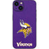 NFL Minnesota Vikings Distressed iPhone 15 Plus Skin