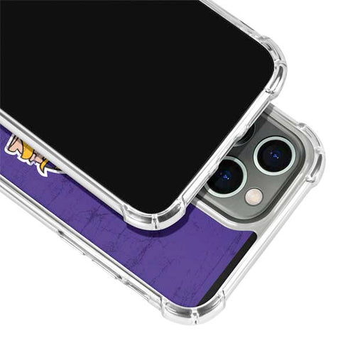 NFL Minnesota Vikings Distressed iPhone 15 Pro Clear Case