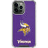 NFL Minnesota Vikings Distressed iPhone 14 Pro Max Clear Case