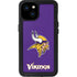 NFL Minnesota Vikings Distressed iPhone 15 Plus Waterproof Case