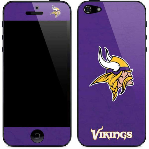 NFL Minnesota Vikings Distressed iPhone 5/5s/5SE Skin