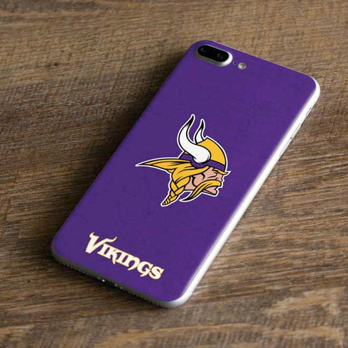 NFL Minnesota Vikings Distressed iPhone 8 Plus Skin