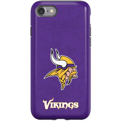 NFL Minnesota Vikings Distressed iPhone SE (2nd & 3rd Gen) Pro Case