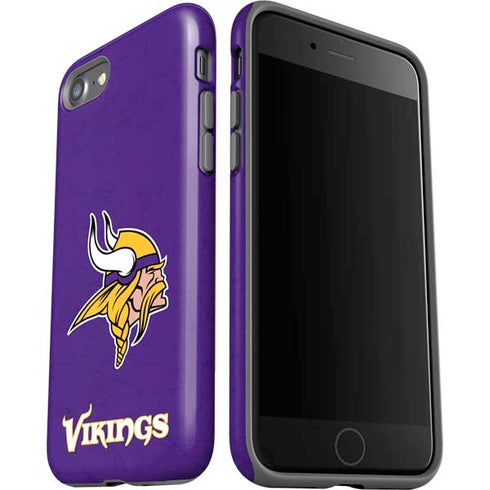 NFL Minnesota Vikings Distressed iPhone SE (2nd & 3rd Gen) Pro Case