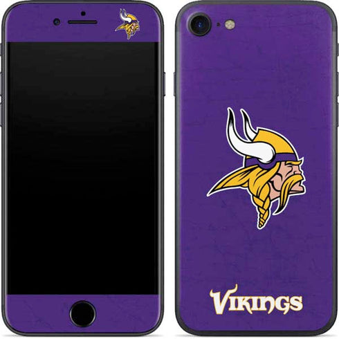 NFL Minnesota Vikings Distressed iPhone SE (2nd & 3rd Gen) Skin