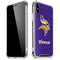 NFL Minnesota Vikings Distressed iPhone X/XS Clear Case