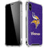 NFL Minnesota Vikings Distressed iPhone X/XS Clear Case