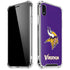 NFL Minnesota Vikings Distressed iPhone XR Clear Case