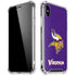 NFL Minnesota Vikings Distressed iPhone XS Max Clear Case
