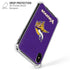 NFL Minnesota Vikings Distressed iPhone XS Max Clear Case