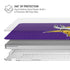 NFL Minnesota Vikings Distressed MacBook Air 15in (2023-2025) Case plus Skin