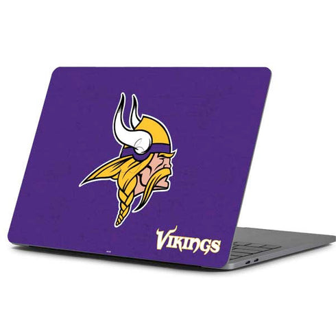 NFL Minnesota Vikings Distressed Apple MacBook Pro 13-inch Skin