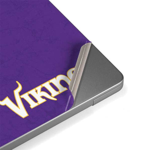 NFL Minnesota Vikings Distressed MacBook Pro 14in (2021-24) Skin