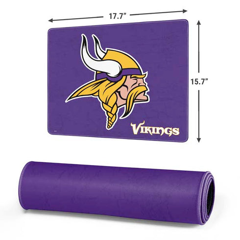 NFL Minnesota Vikings Distressed Gaming Mouse Pad