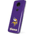 NFL Minnesota Vikings Distressed Moto E5 Plus Skin
