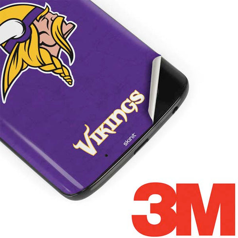 NFL Minnesota Vikings Distressed Moto G6 Skin
