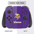 NFL Minnesota Vikings Distressed Nintendo Switch Bundle Skin