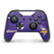 NFL Minnesota Vikings Distressed Nintendo Switch Pro Controller Skin