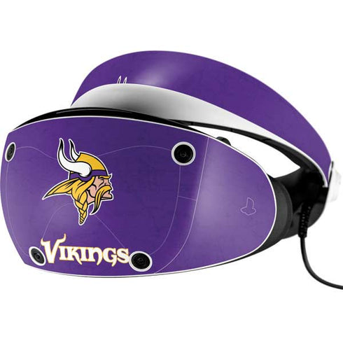 NFL Minnesota Vikings Distressed PlayStation VR2 Skin