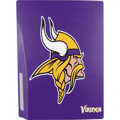 NFL Minnesota Vikings Distressed PS5 Bundle Skin