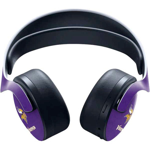 NFL Minnesota Vikings Distressed PULSE 3D Wireless Headset for PS5 Skin