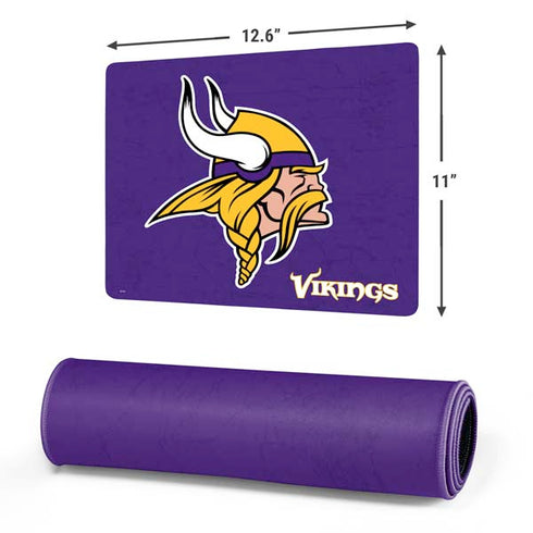NFL Minnesota Vikings Distressed Gaming Mouse Pad