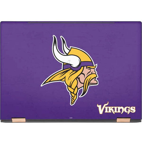 NFL Minnesota Vikings Distressed HP Spectre Skin