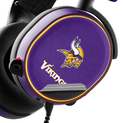 NFL Minnesota Vikings Distressed SteelSeries Arctis 3 Skin