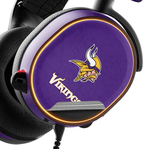 NFL Minnesota Vikings Distressed SteelSeries Arctis 5 Skin