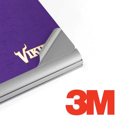 NFL Minnesota Vikings Distressed Surface Book 2 13.5in Skin
