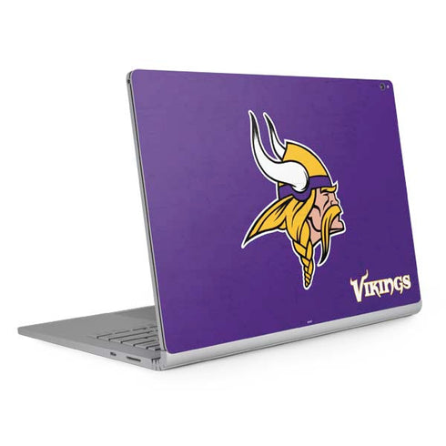 NFL Minnesota Vikings Distressed Surface Book 2 15in Skin