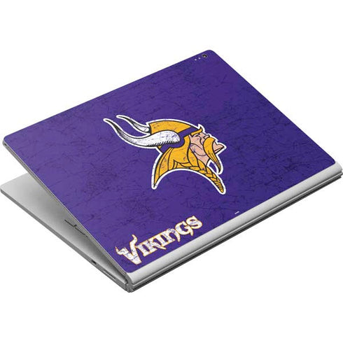 NFL Minnesota Vikings Distressed Surface Book Skin