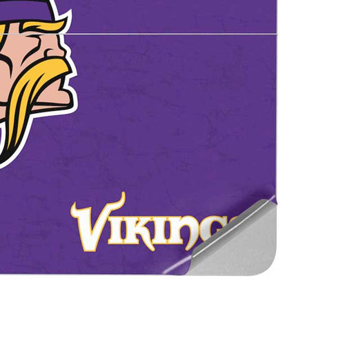 NFL Minnesota Vikings Distressed Surface Laptop Studio Skin