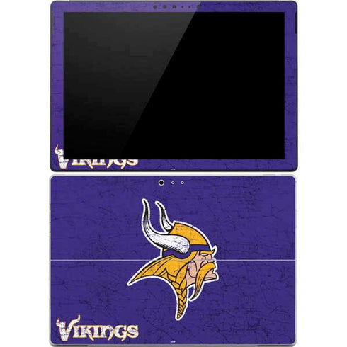 NFL Minnesota Vikings Distressed Surface Pro 4 Skin